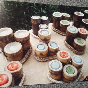 BAMBOO🌴 CANDLE  HOLDERS & MORE
